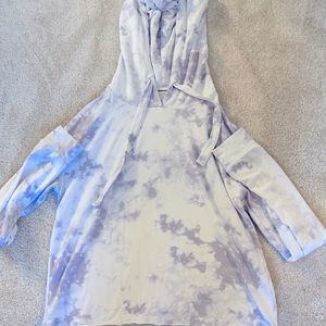 Garage Tie Dye Cropped Sweatshirt